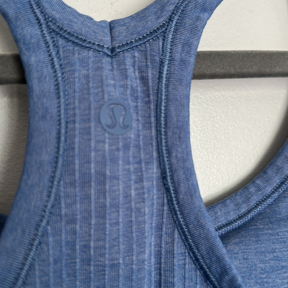 NWOT Lululemon Ebb To Street Tank, Oasis Blue, Size 10 - Picture 6 of 8